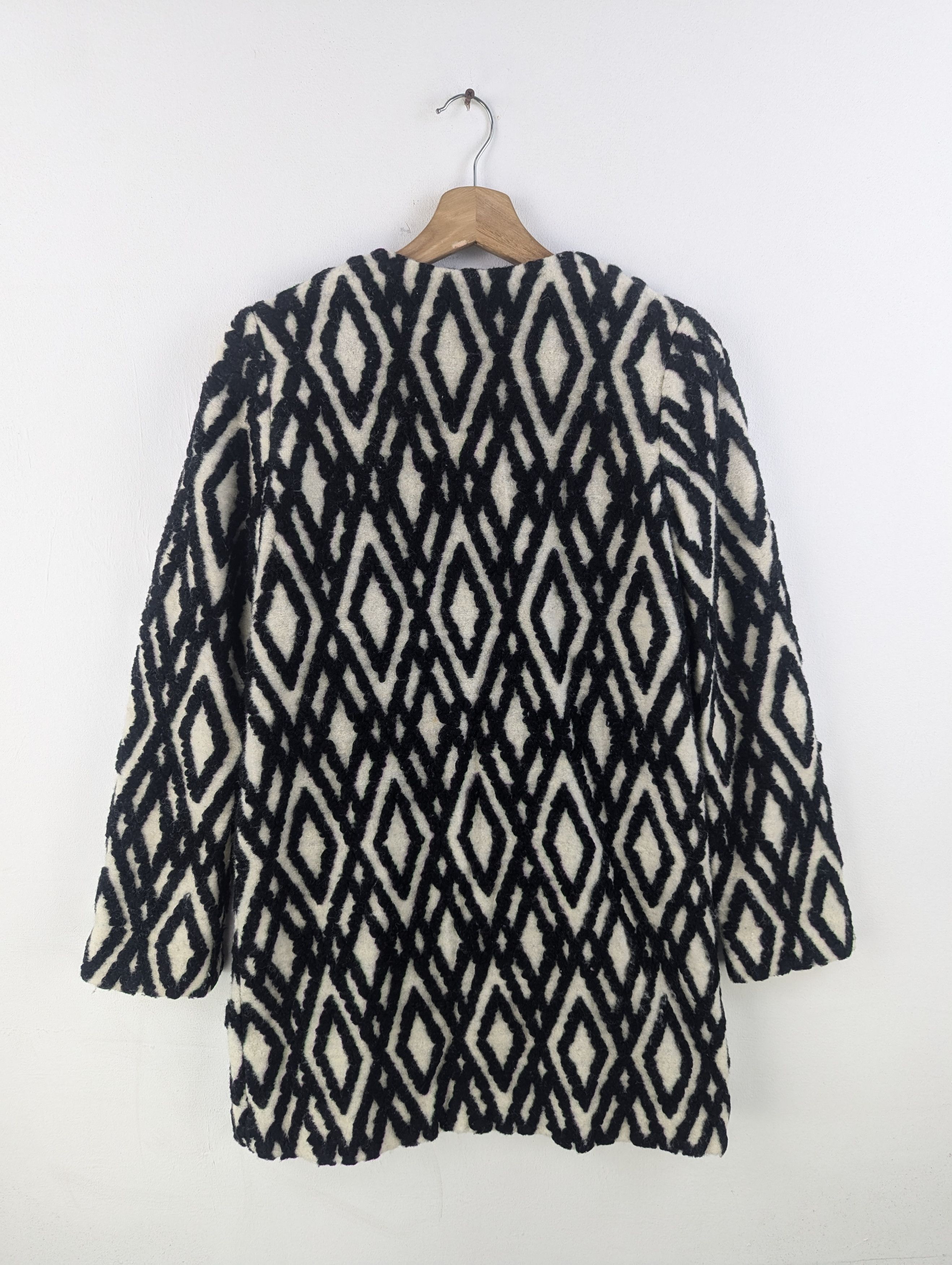 Japanese Brand × Vintage Vintage Japanese Brand Cardigan Long Jacket Diamond Size M / US 6-8 / IT 42-44 - 14 Thumbnail
