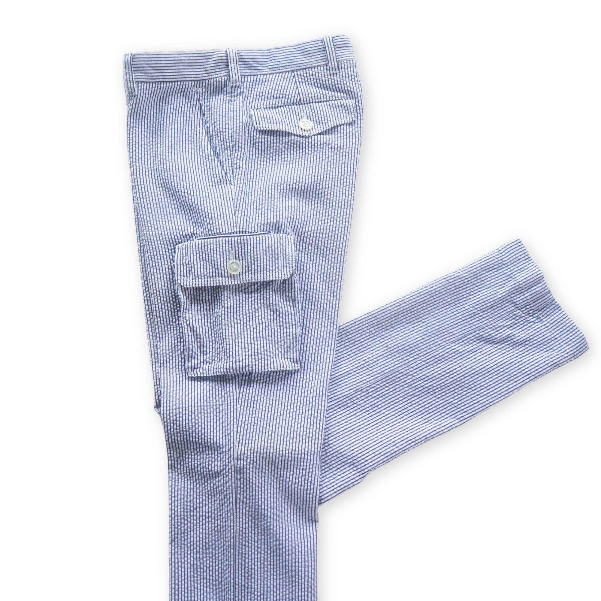 Mackintosh Mackintosh Philosophy Striped Cargo Pants Size US 28 / EU 44 - 3 Thumbnail