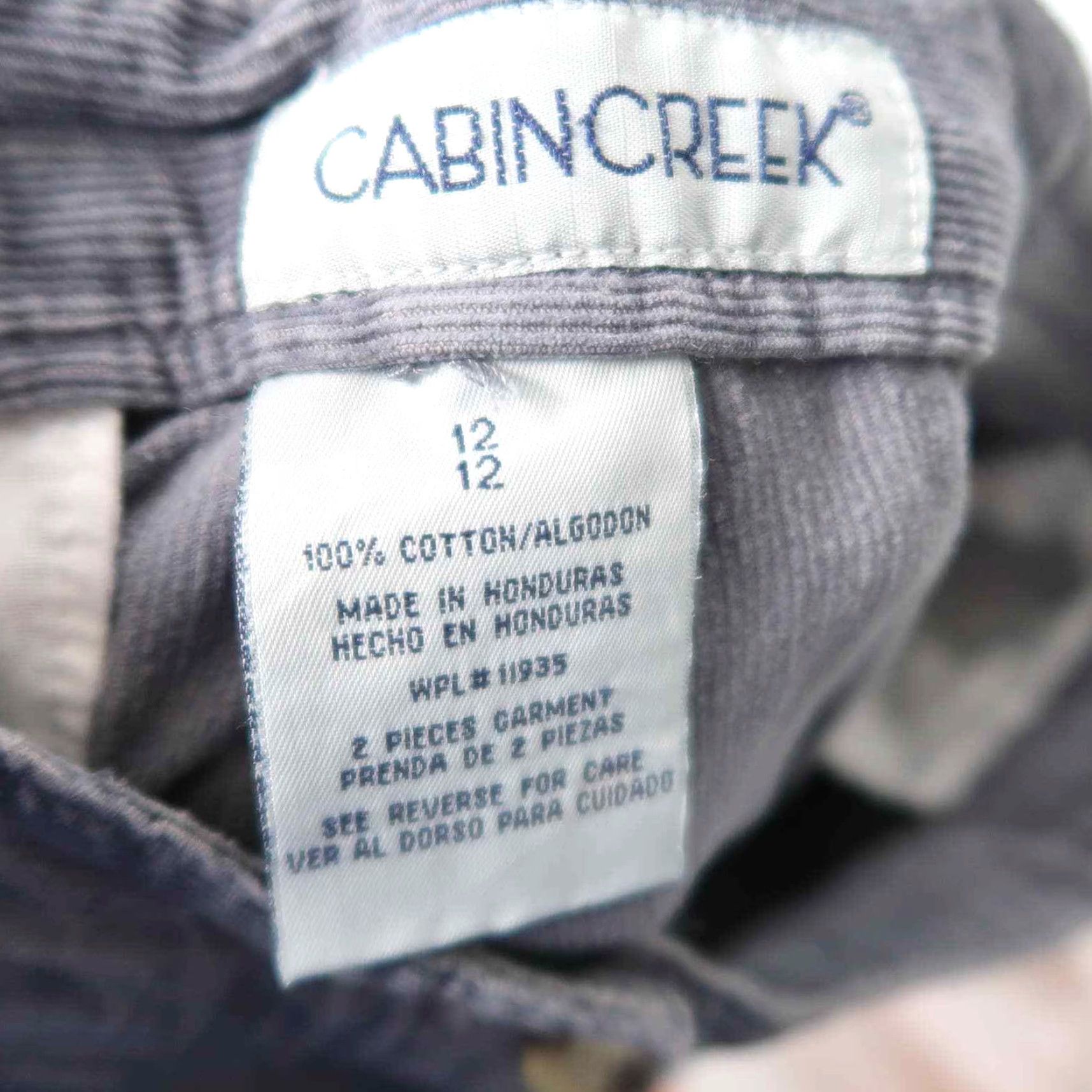 Vintage VINTAGE 90s Cabin Creek purple grey corduroy trouser pants 12 Mens Women? Size 34" / US 12 / IT 48 - 5 Thumbnail