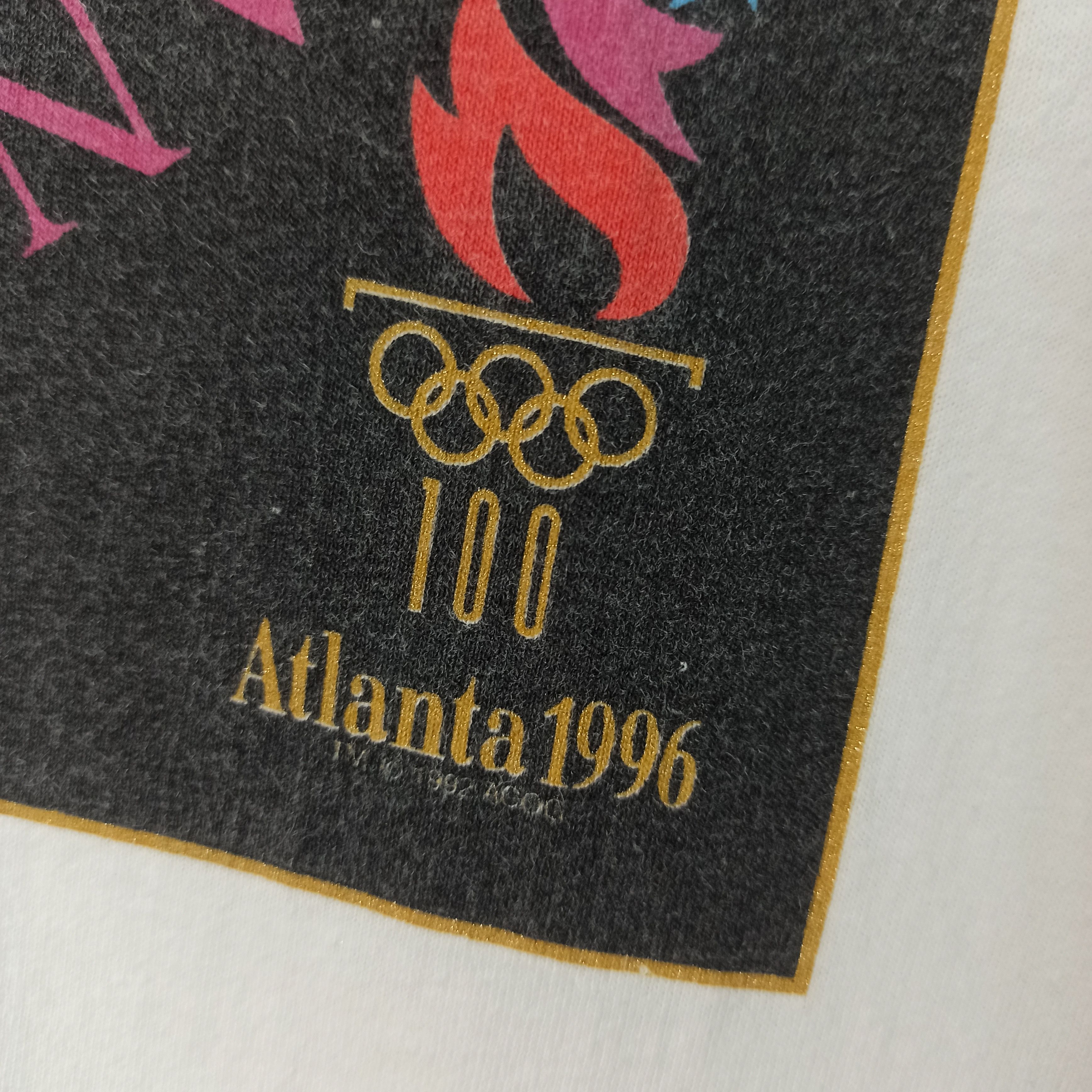 USA Olympics Vintage Rare!! Olympic Atlanta Georgia Tshirt Size US L / EU 52-54 / 3 - 4 Thumbnail