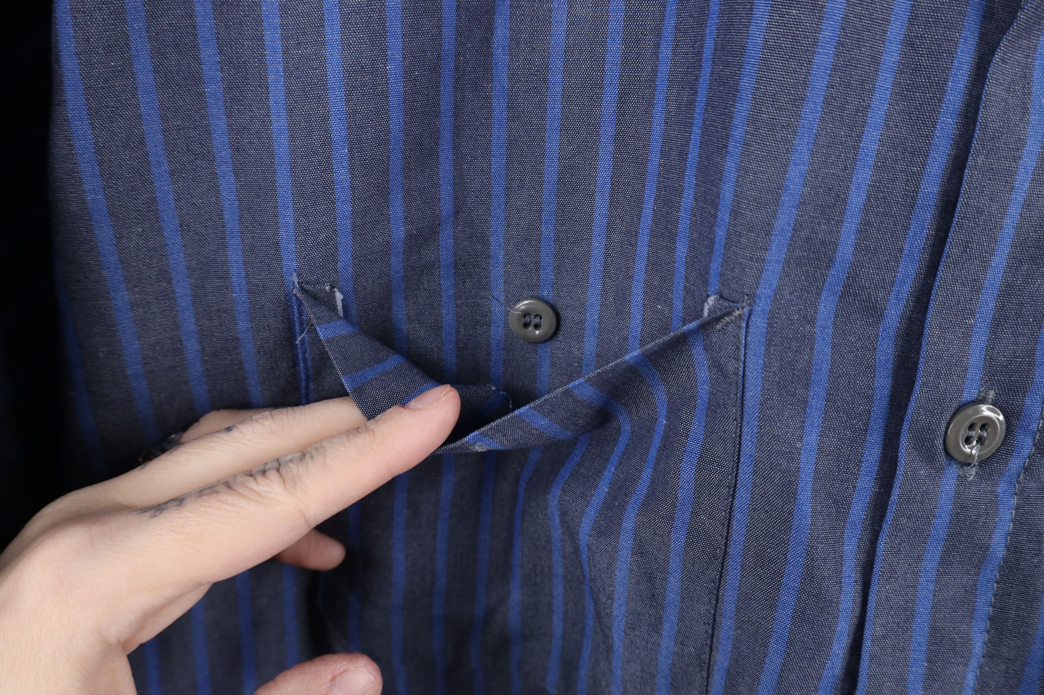 Vintage Vintage 90s Streetwear Workwear Mechanic Button Shirt Size US XL / EU 56 / 4 - 5 Thumbnail