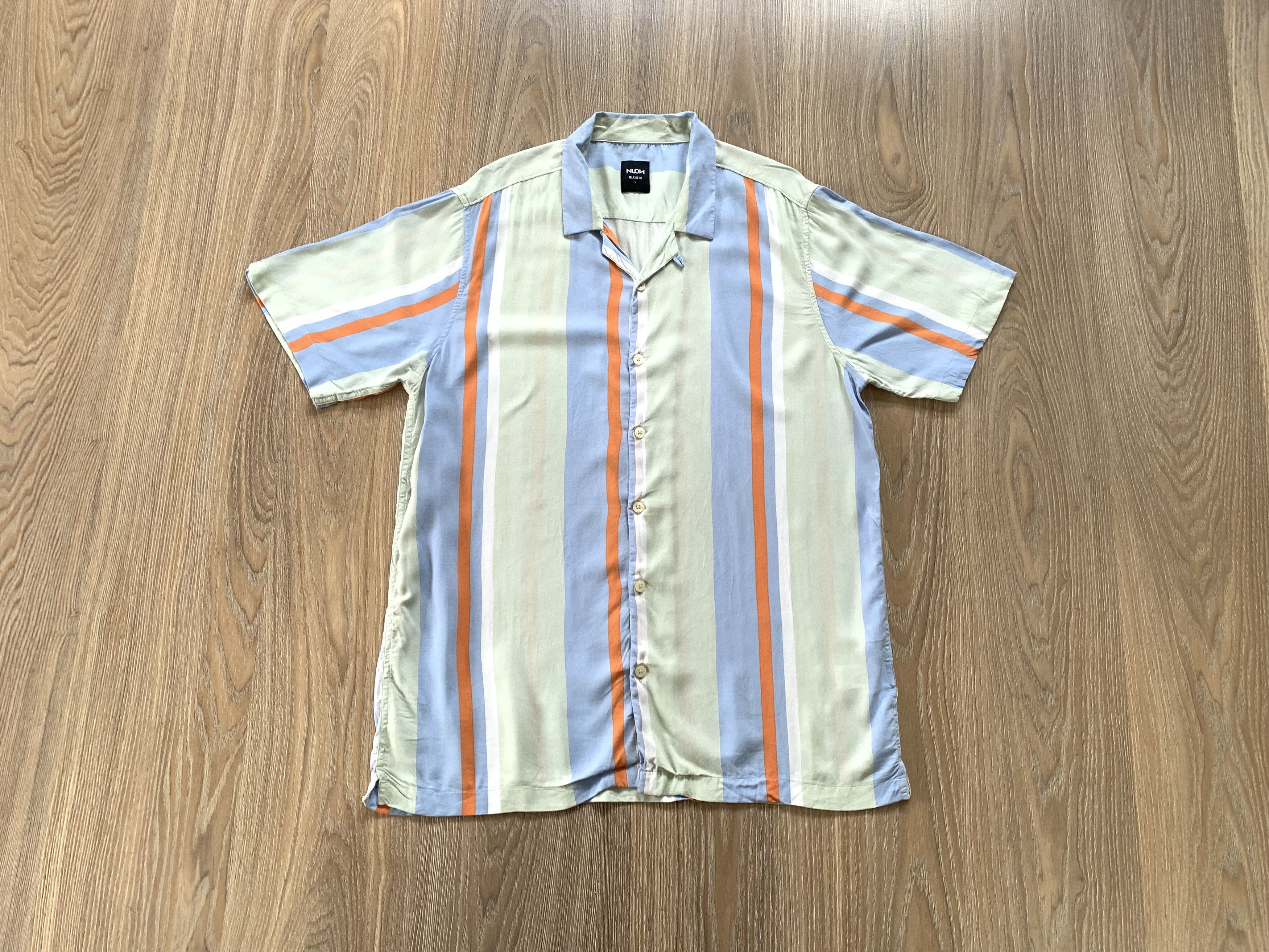 Other NUON Relaxed Fit Vertical Stripe Button Up Shirt Size US L / EU 52-54 / 3 - 1 Thumbnail
