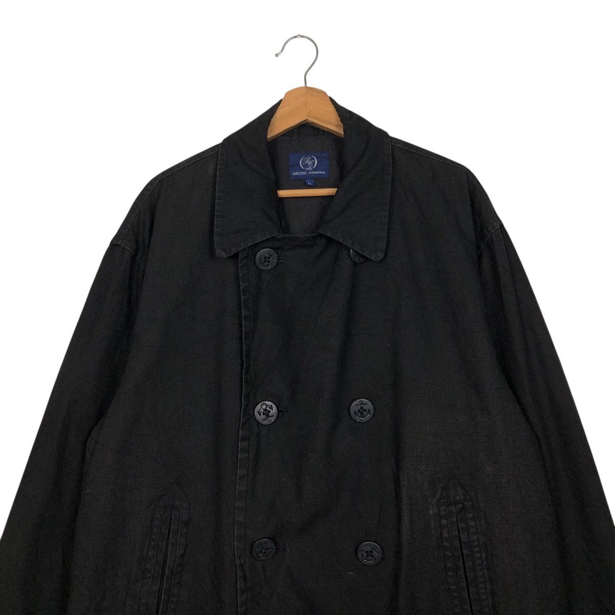 Japanese Brand × Vintage 📌Vintage Chore Jacket Double Breast Barcedos Issey Miyake Size US L / EU 52-54 / 3 - 4 Thumbnail