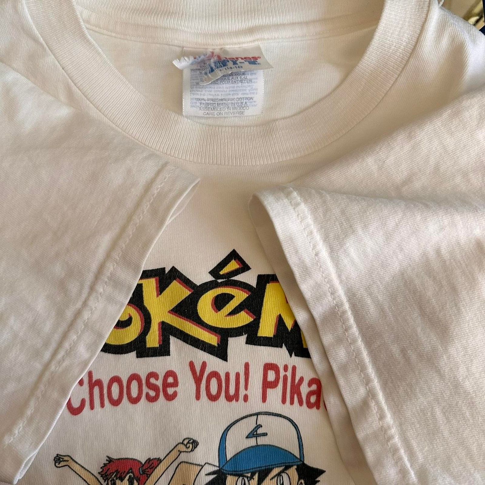 Nintendo × Pokemon × Vintage Vintage Pokemon Promo Shirt Kids L Size US XS / EU 42 / 0 - 7 Thumbnail