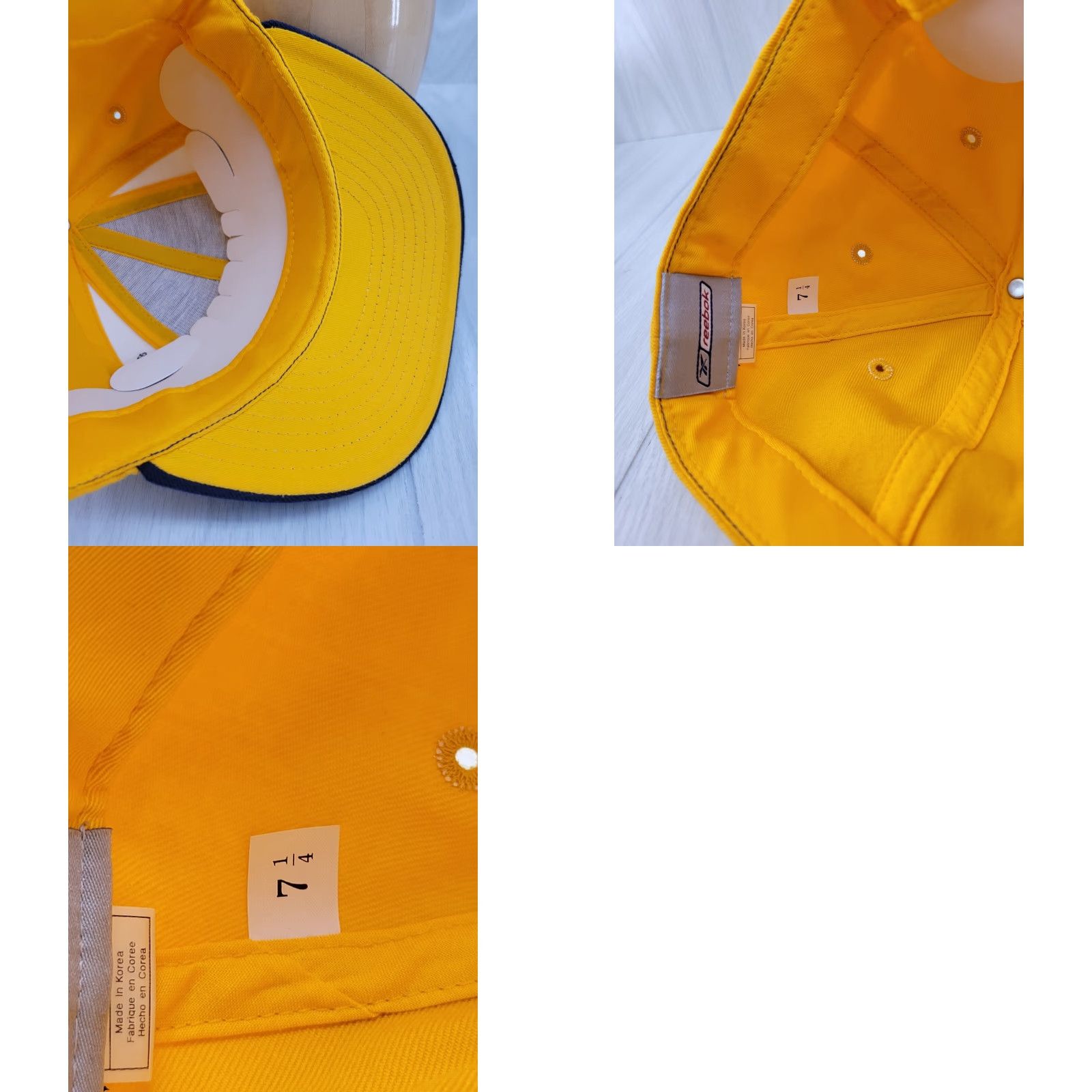Reebok VINTAGE Super Bowl XXXVII San Diego 2003 Reebok Size 7 1/4 Blue with Yellow Hat Mens Size ONE SIZE - 8 Thumbnail