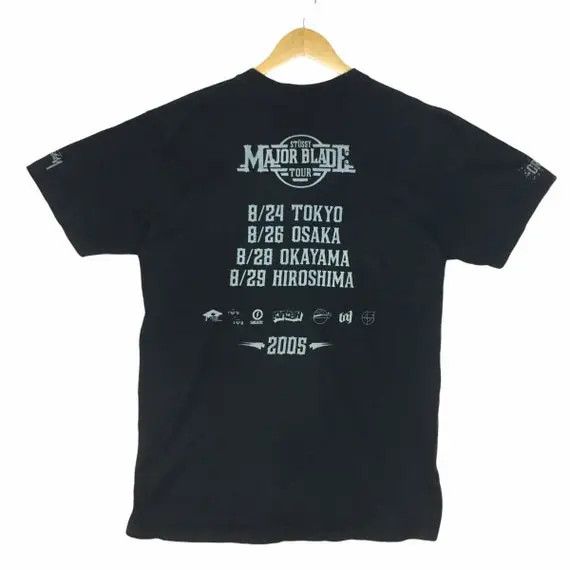 Stussy Vtg 2005 STUSSY SKATEBOARD Major Blade Tour Tee Shirt 8 Ball Size US M / EU 48-50 / 2 - 3 Thumbnail