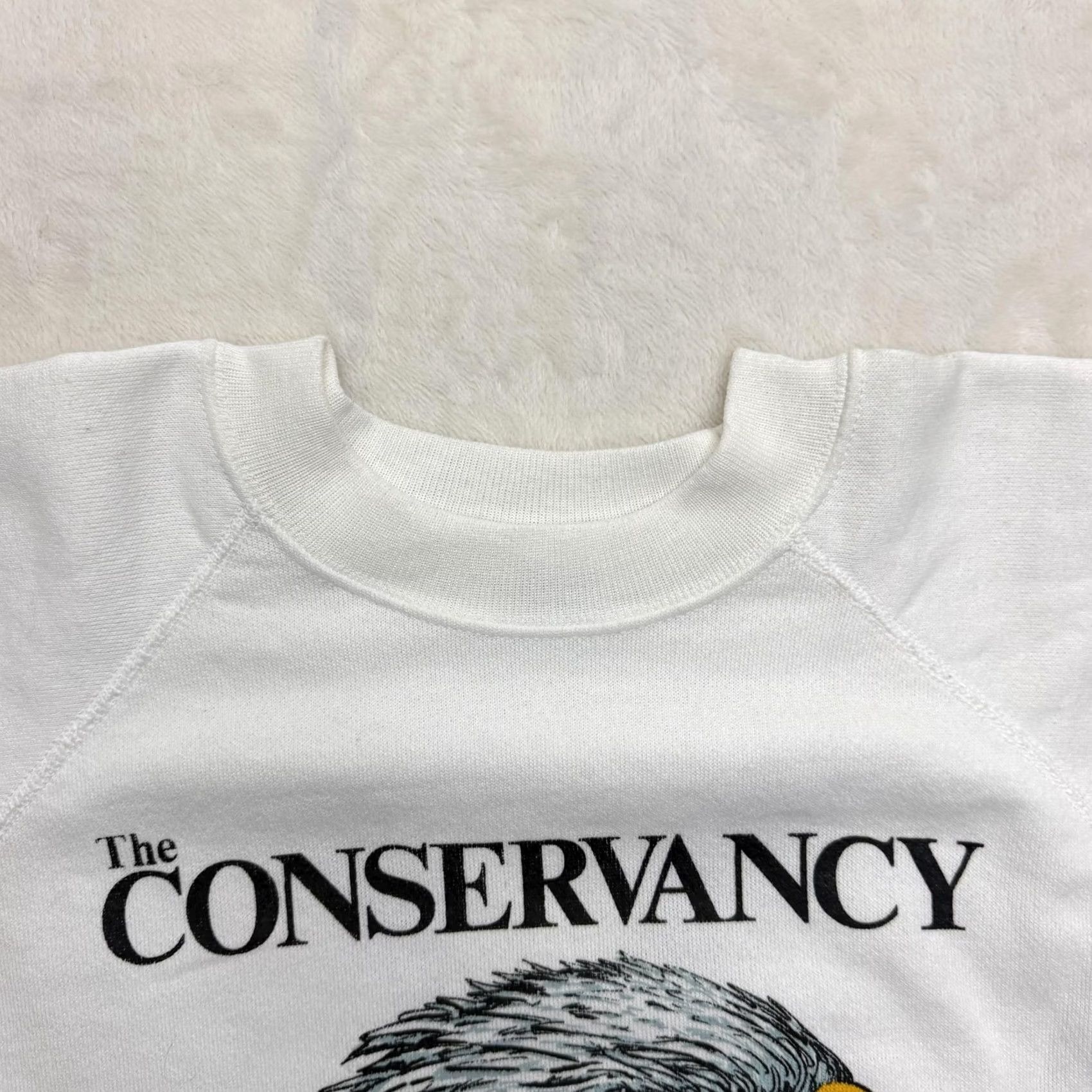 Hanes VINTAGE Hanes Conservancy Bald Eagle Sweatshirt Mens XL White Graphic 1991 USA Size US XL / EU 56 / 4 - 3 Thumbnail