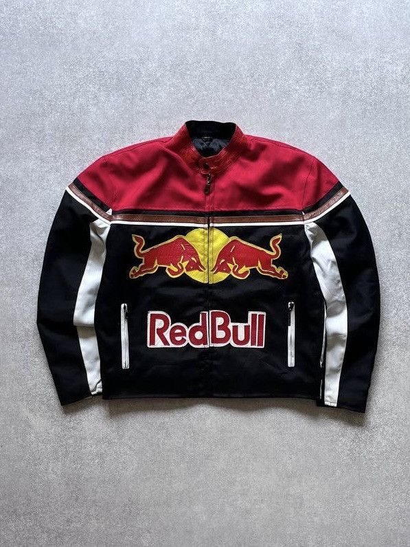Vintage Red Bull Racing Moto Nascar F-1 Jacket Y2K M