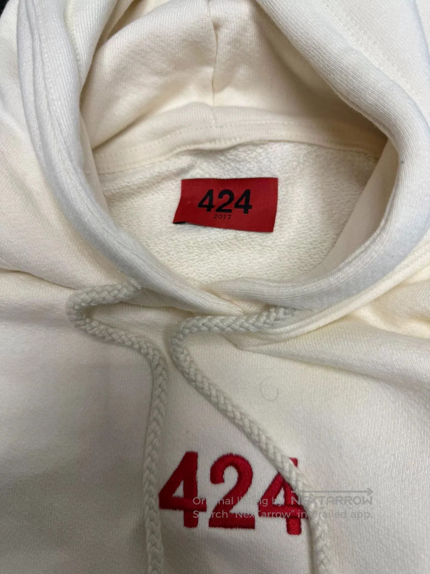 424 424 White Pullover Hoodie M. Size US M / EU 48-50 / 2 - 3 Thumbnail