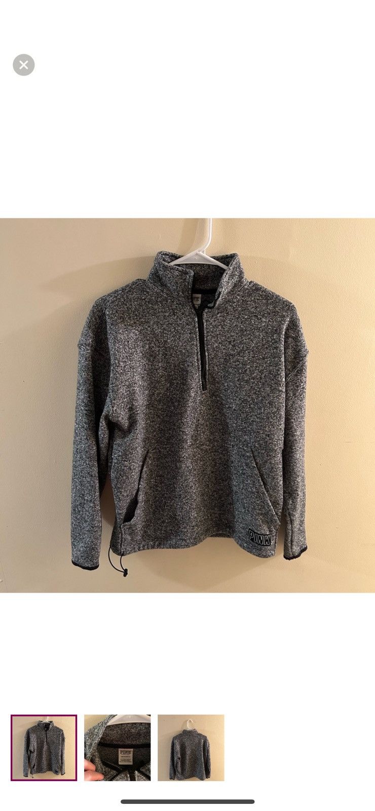 Victoria's Secret PINK quarter zip Size XS / US 0-2 / IT 36-38 - 1 Thumbnail