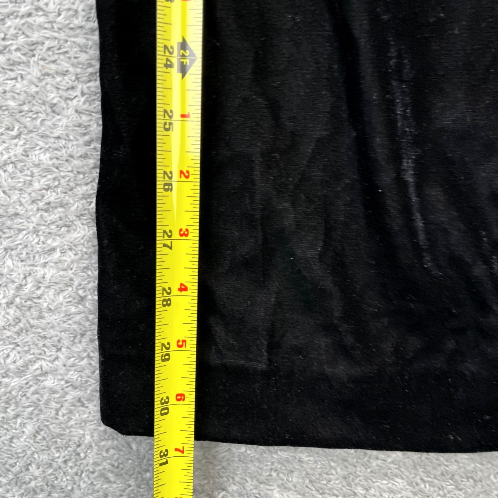 Vintage Antonio Melani Pants Womens 16 Black Velvet Wide Leg Dress Classic Cocktail Size 25" / US 0 / IT 36 - 5 Thumbnail