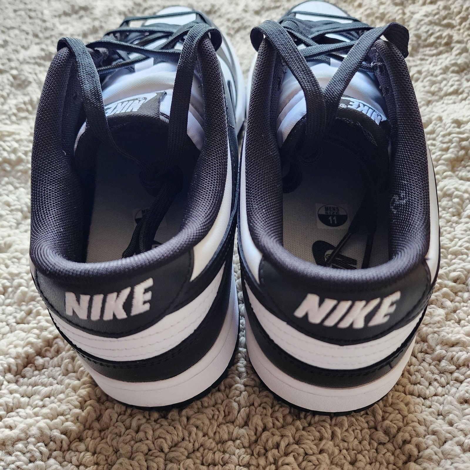 Nike Nike Dunk Low Black White Brand New Sz 11 Size US 11 / EU 44 - 6 Thumbnail