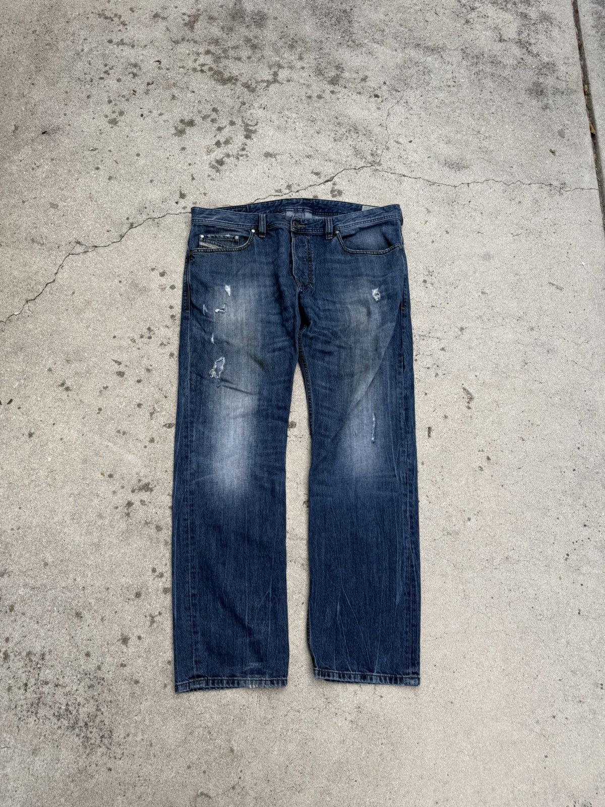 Diesel Y2K Diesel Safado Slim Straight Jeans Denim Blue36x30 Size US 36 / EU 52 - 1 Thumbnail