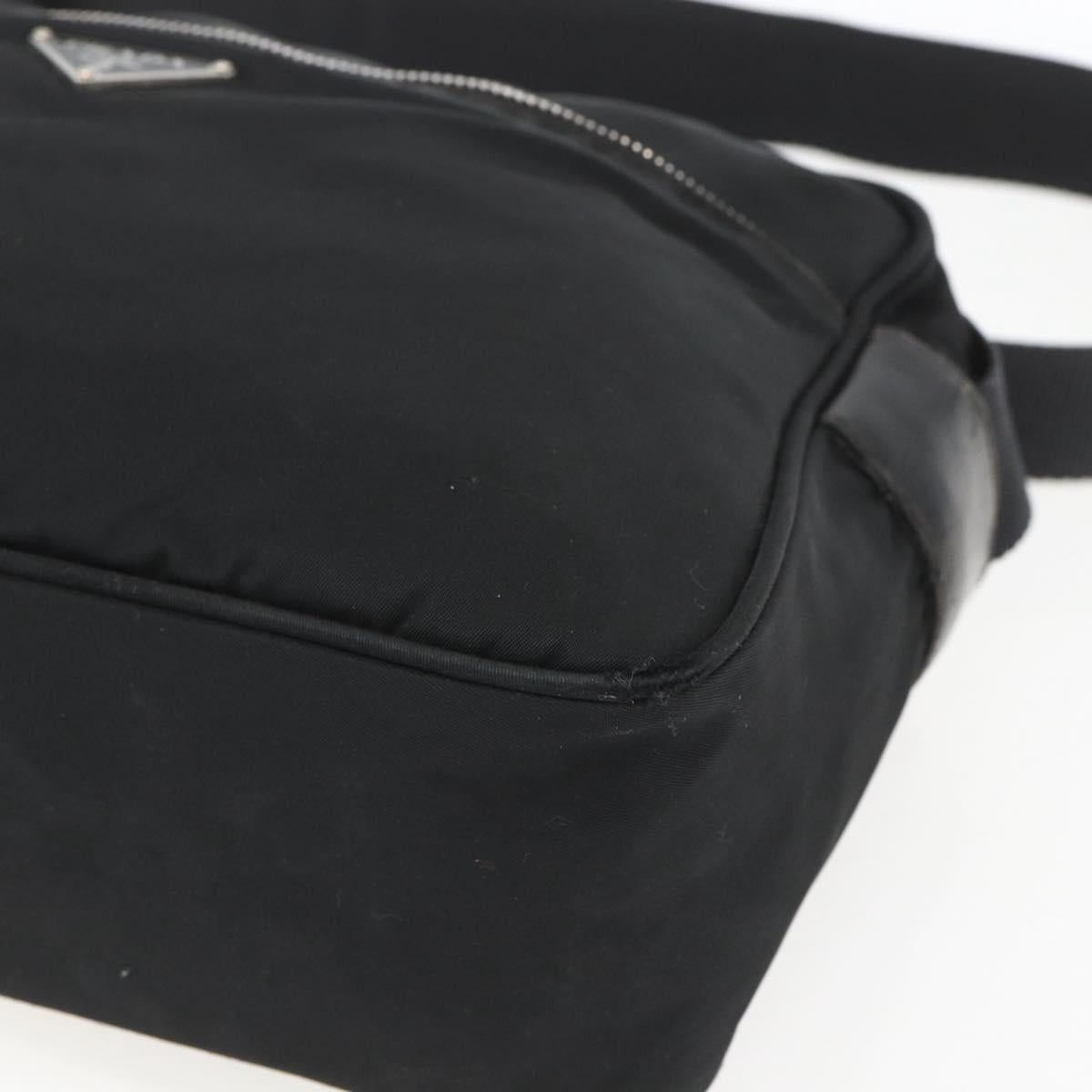 Prada PRADA Shoulder Bag Nylon Black Silver Auth 165034 - Jerrillo Size ONE SIZE - 10 Thumbnail