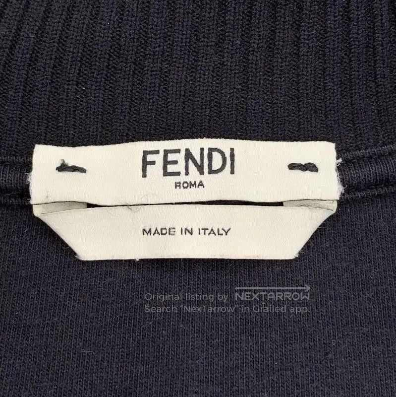 Fendi Fendi Women's Black Jacket with Logo Details . Size S / US 4 / IT 40 - 5 Thumbnail