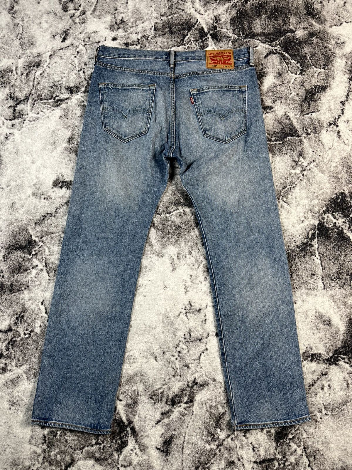 Levi's Levis 501 Vintage Blue Denim Jeans W34 L30 Made Mexico Size US 34 / EU 50 - 1 Thumbnail