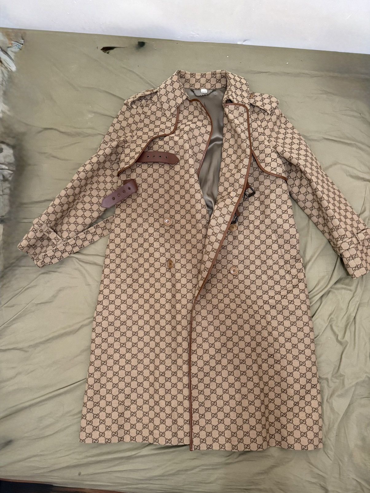 Gucci Gucci RTW Fall 2021 Trench Coat Size US M / EU 48-50 / 2 - 1 Thumbnail