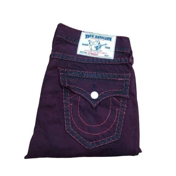 True Religion True Religion Jeans Size 32 STRAIGHT Red Size US 32 / EU 48 - 9 Thumbnail