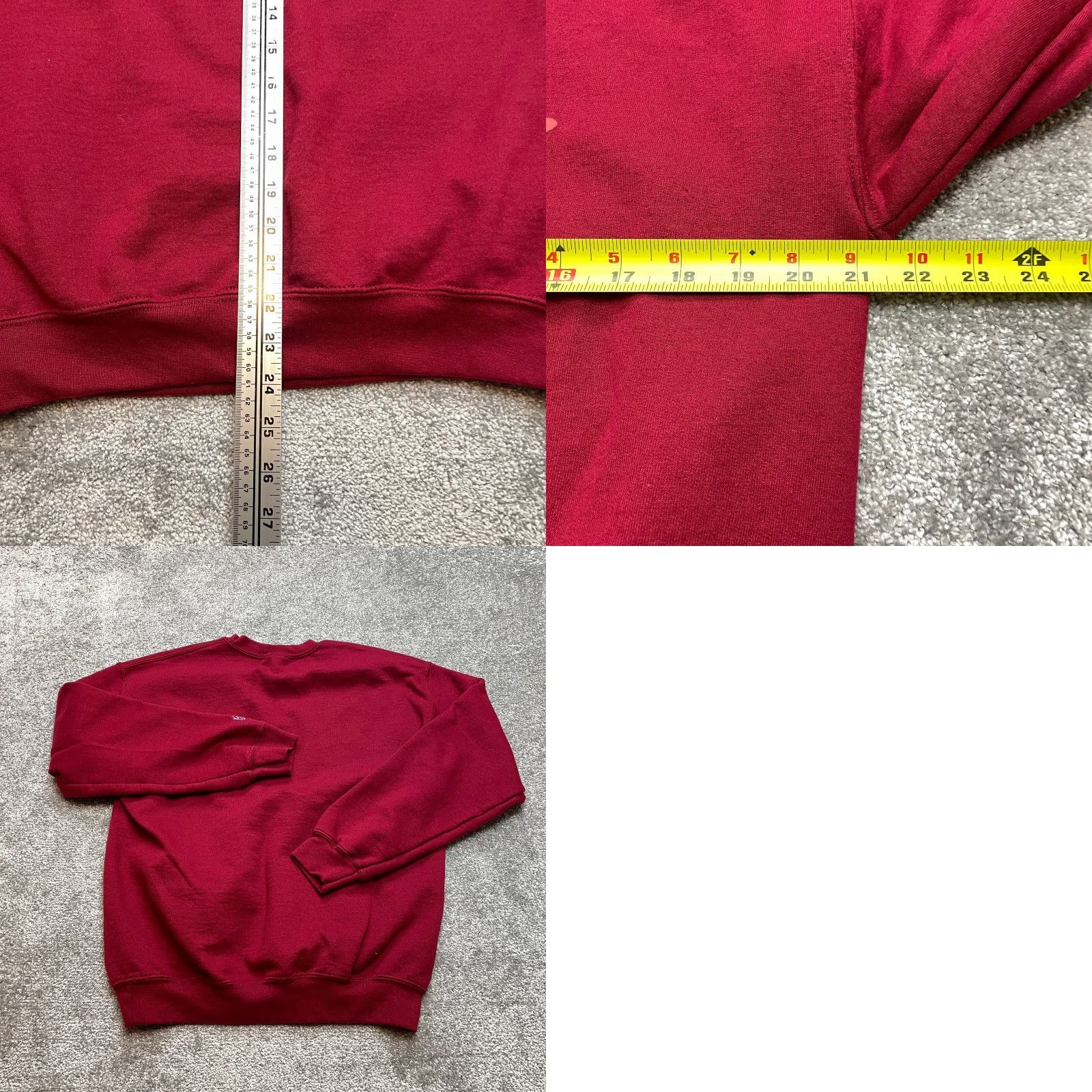 Gildan Gildan Heavy Blend Sweatshirt Adult Medium Dark Red Happy Holidays Pullover Crew Sweatshirt Mens Girls Unisex Adults Christmas Theme Size US M / EU 48-50 / 2 - 8 Thumbnail
