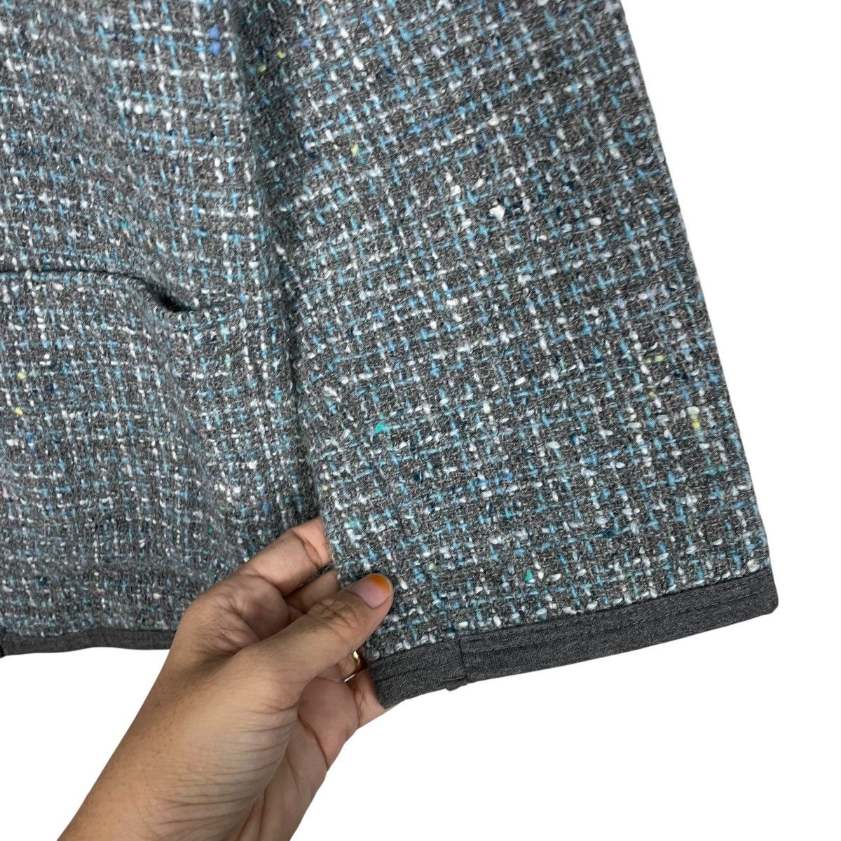 Yohji Yamamoto Yohji Yamamoto Y’s For Living Tweed Wool Jacket Size M / US 6-8 / IT 42-44 - 13 Thumbnail