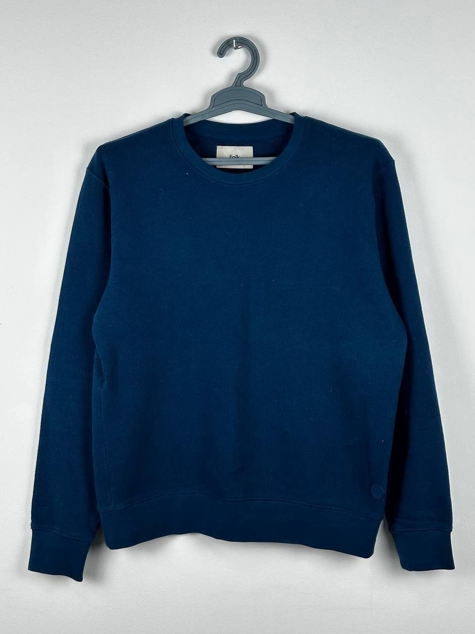Folk Folk Organic Cotton Blue Basic Sweatshirt Size US L / EU 52-54 / 3 - 1 Thumbnail