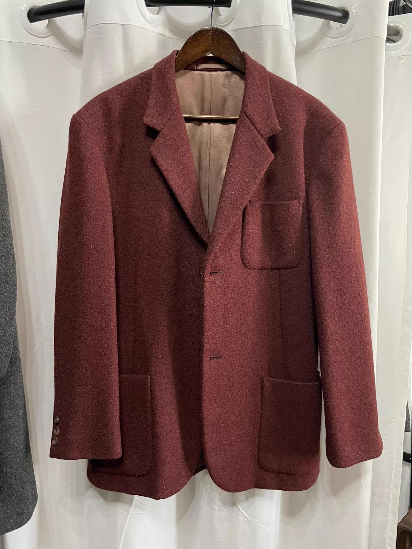 Yohji Yamamoto Yohji Yamamoto Y’s for men brick red wool blazer vintage Size US L / EU 52-54 / 3 - 1 Thumbnail