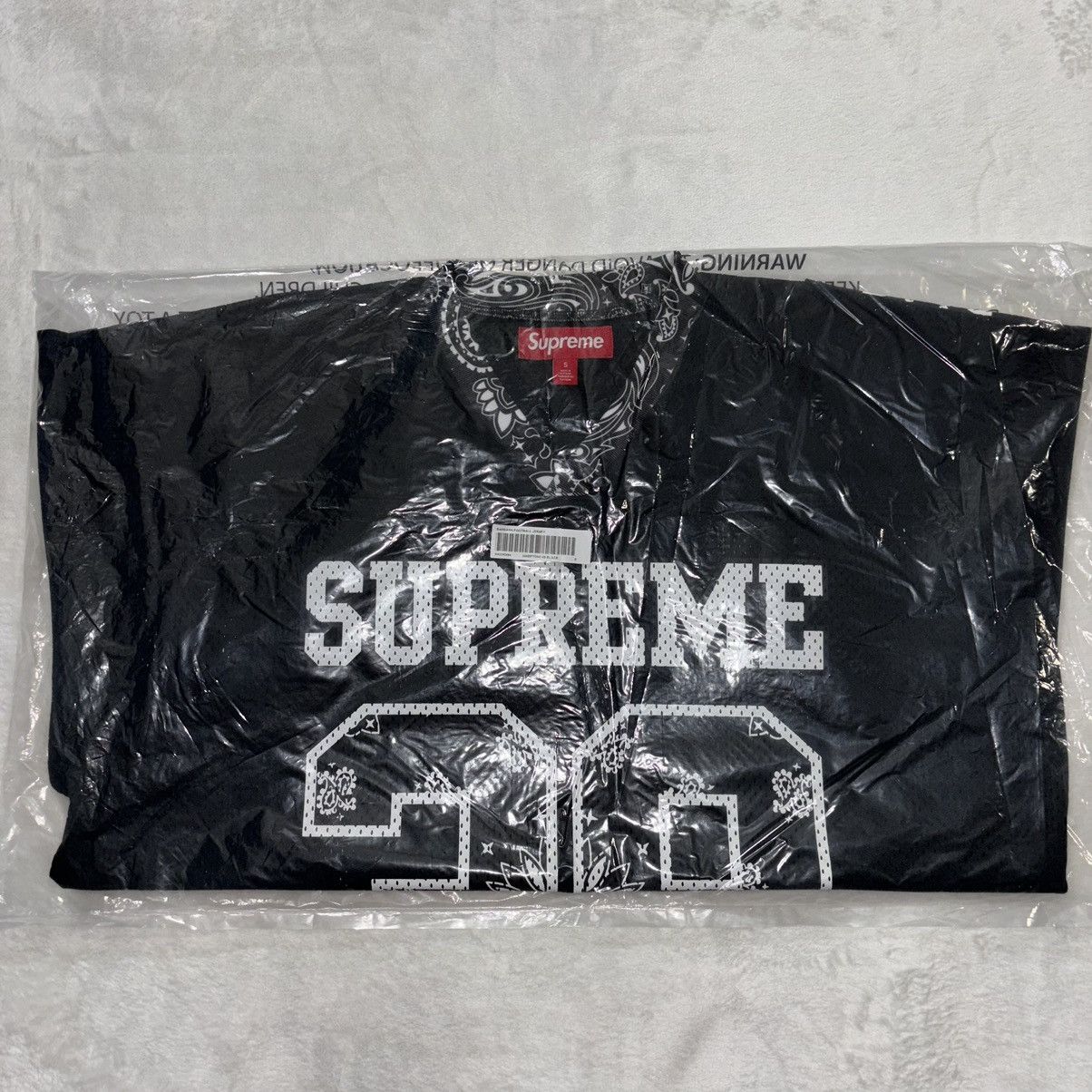 トップス Supreme Bandana Football Jersey Black M Buy Supreme Bandana Football Jersey 'Black' - SS25KN94 BLACK