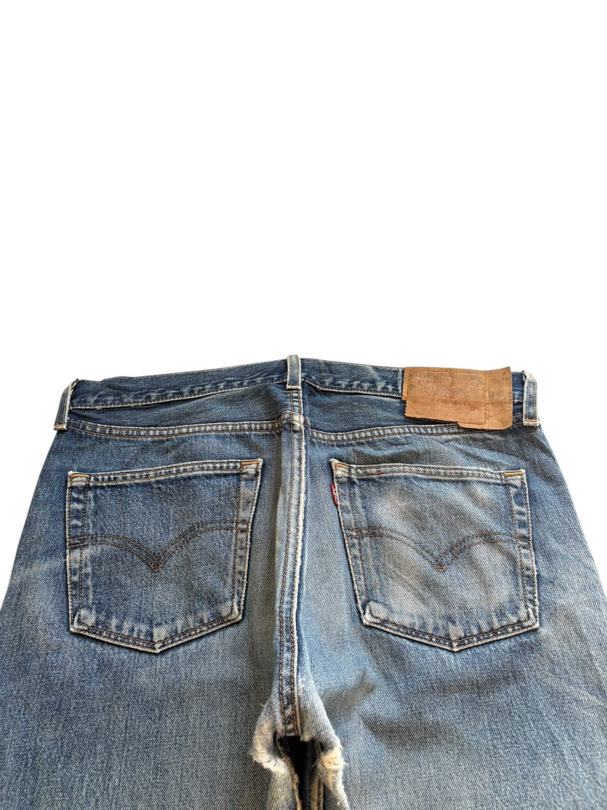 Levi's Vintage 90s Levis 501 Mud Wash Distressed Loose Baggy Jeans Size US 38 / EU 54 - 8 Thumbnail