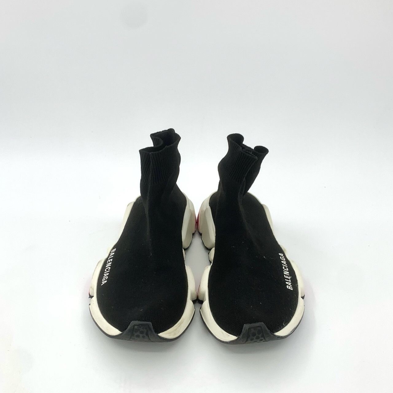 Balenciaga Balenciaga Letter Print Black Sock Sneakers Size US 4 / IT 34 - 3 Thumbnail