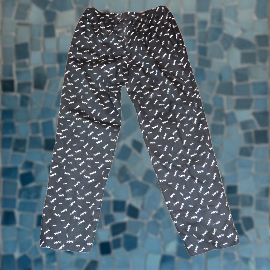 Michael Kors Michael Kors Pants Pajama Bottom Unisex Adults Size M Black Logo Inseam 31 Pockets Lounge Wear Size US 31 - 1 Thumbnail