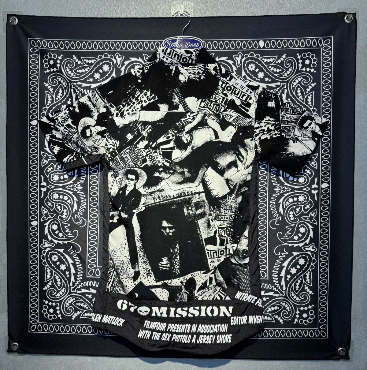 Vintage Rare Vintage 90s Sex Pistols All Over Print Shirt Size US M / EU 48-50 / 2 - 6 Thumbnail