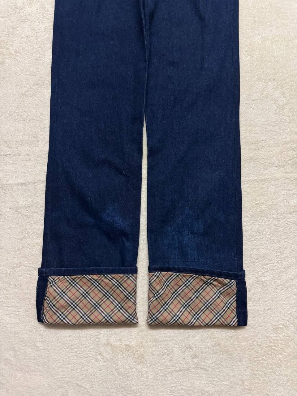 Burberry Burberry Of London Novacheck Blue Denim Jeans Rare Design Size US 27 - 16 Thumbnail