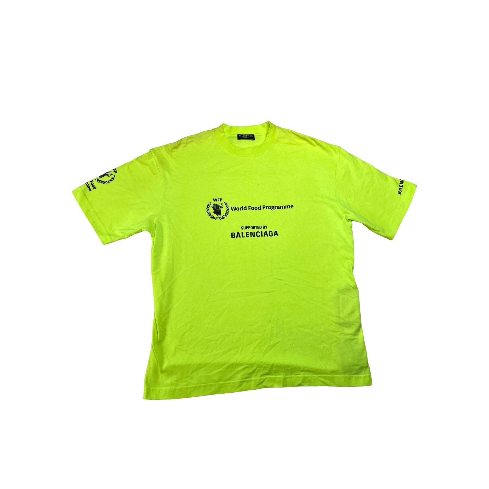 Balenciaga Balenciaga 'World Food Programme' Mint Tee Size US XS / EU 42 / 0 - 1 Thumbnail