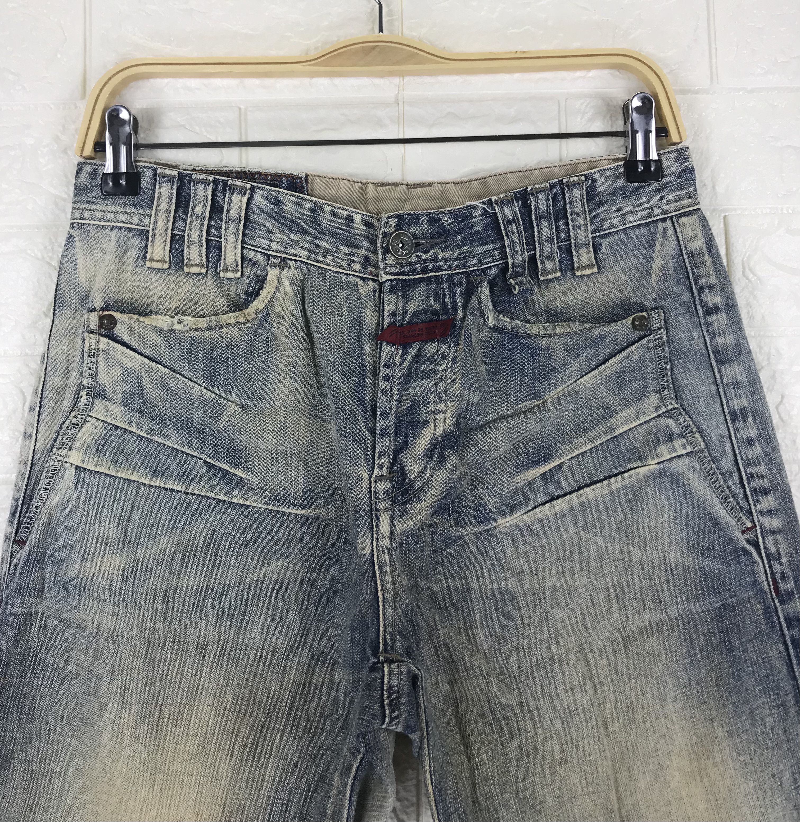 Marithe + Francois Girbaud Vintage Marithe Francois Girbaud Mud Wash Baggy Jeans Size US 30 / EU 46 - 2 Thumbnail