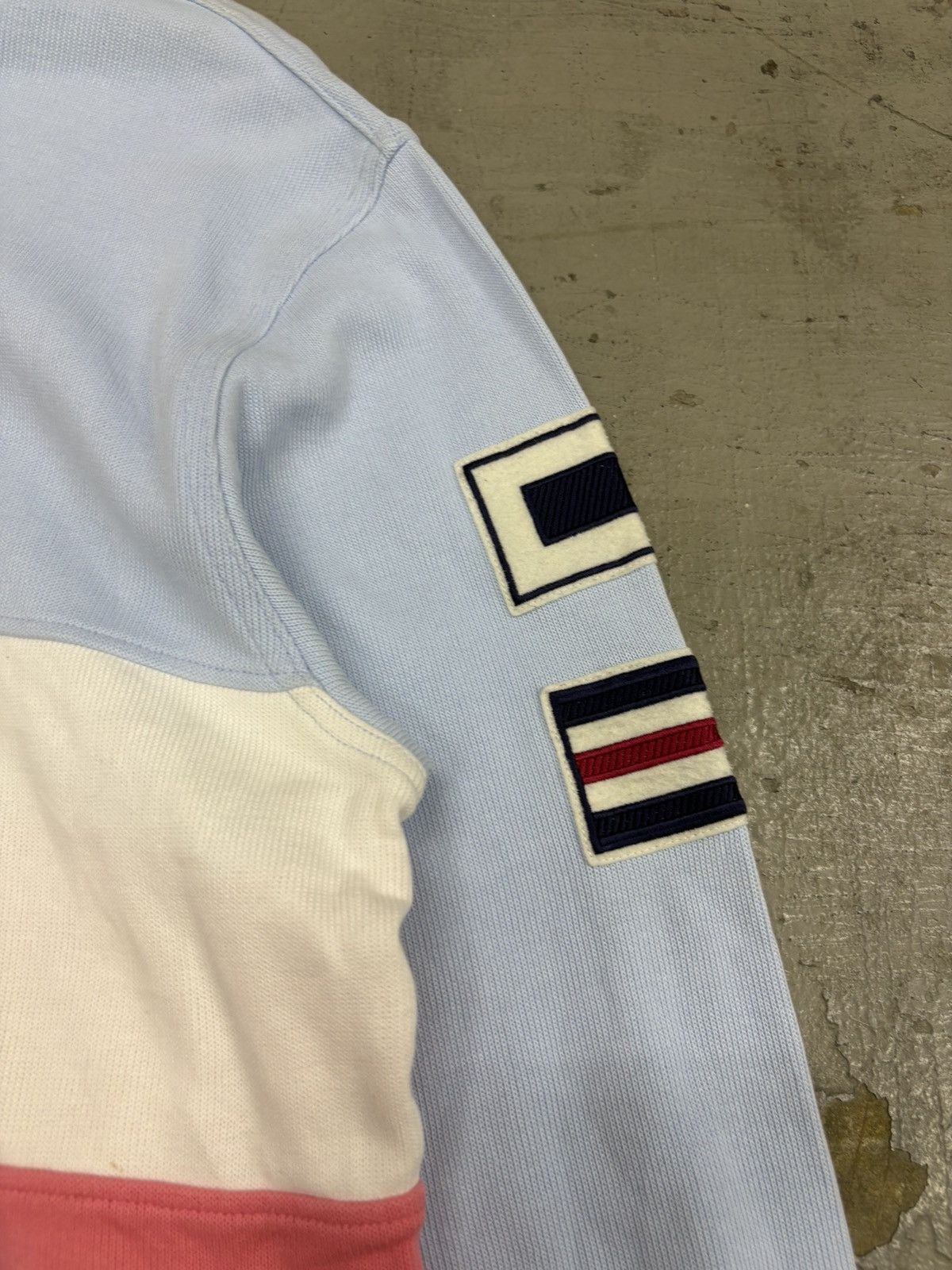 Japanese Brand LUPO DI MARE Sina Cova Sweatshirt Patch Logo Rugby Polo Size US L / EU 52-54 / 3 - 2 Thumbnail