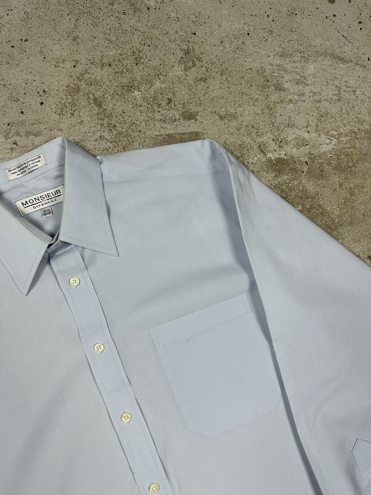 Givenchy Vintage 90s Givenchy Long Sleeve Shirt Size US L / EU 52-54 / 3 - 6 Thumbnail