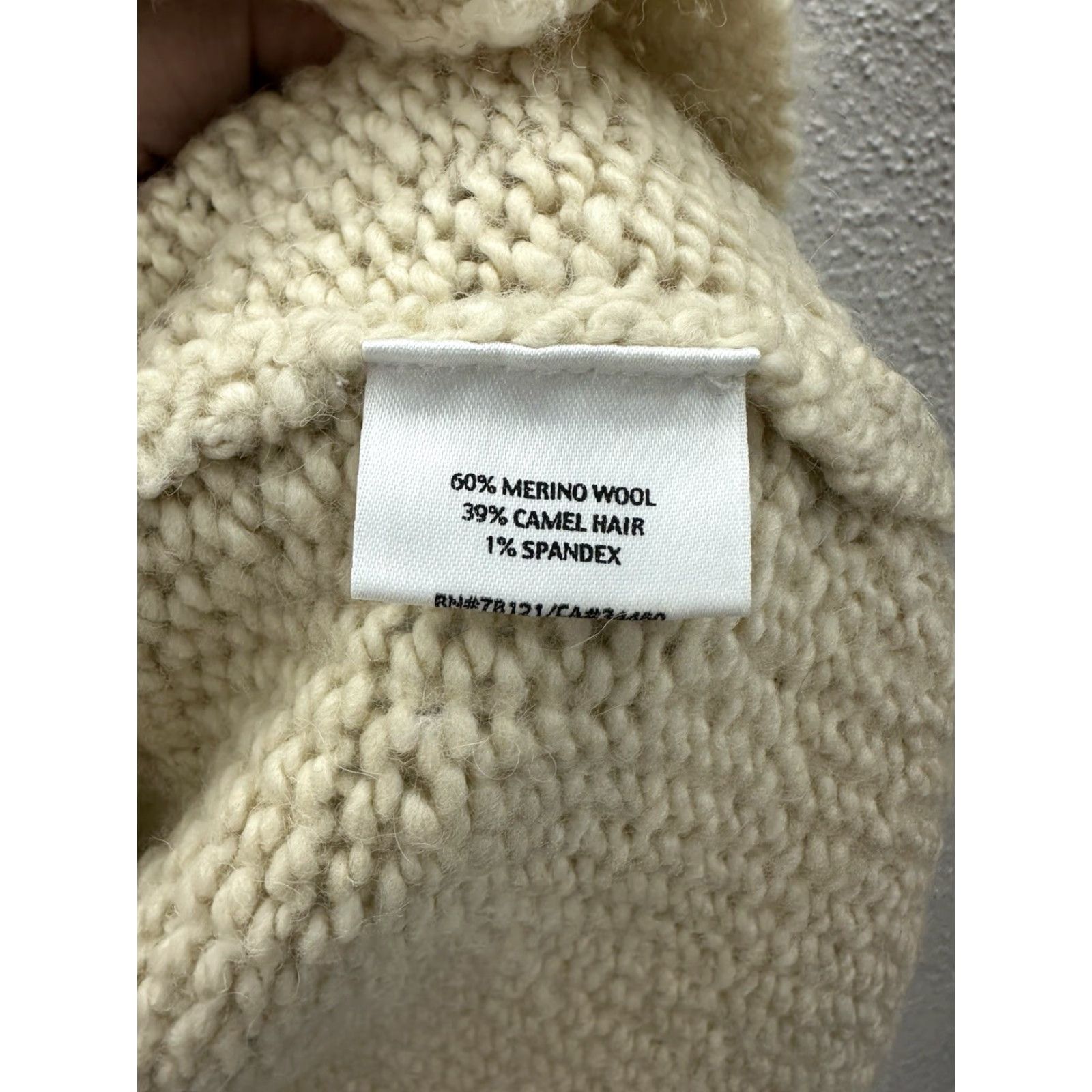Eileen Fisher Eileen Fisher Womens Sweater Medium Tan Pullover Cowl Neck Merino Wool Camel Size M / US 6-8 / IT 42-44 - 5 Thumbnail