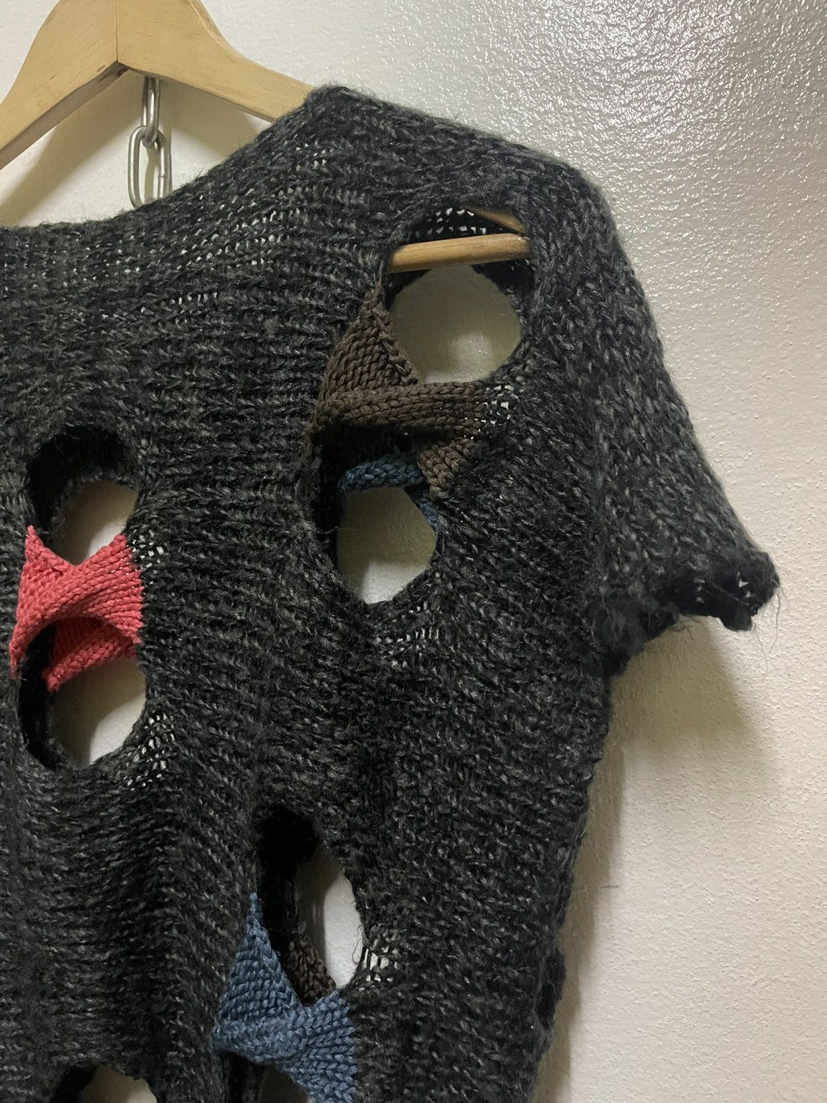 Designer × Japanese Brand Vintage Sleeveless Knitwear Wool Rare Design Size M / US 6-8 / IT 42-44 - 10 Thumbnail