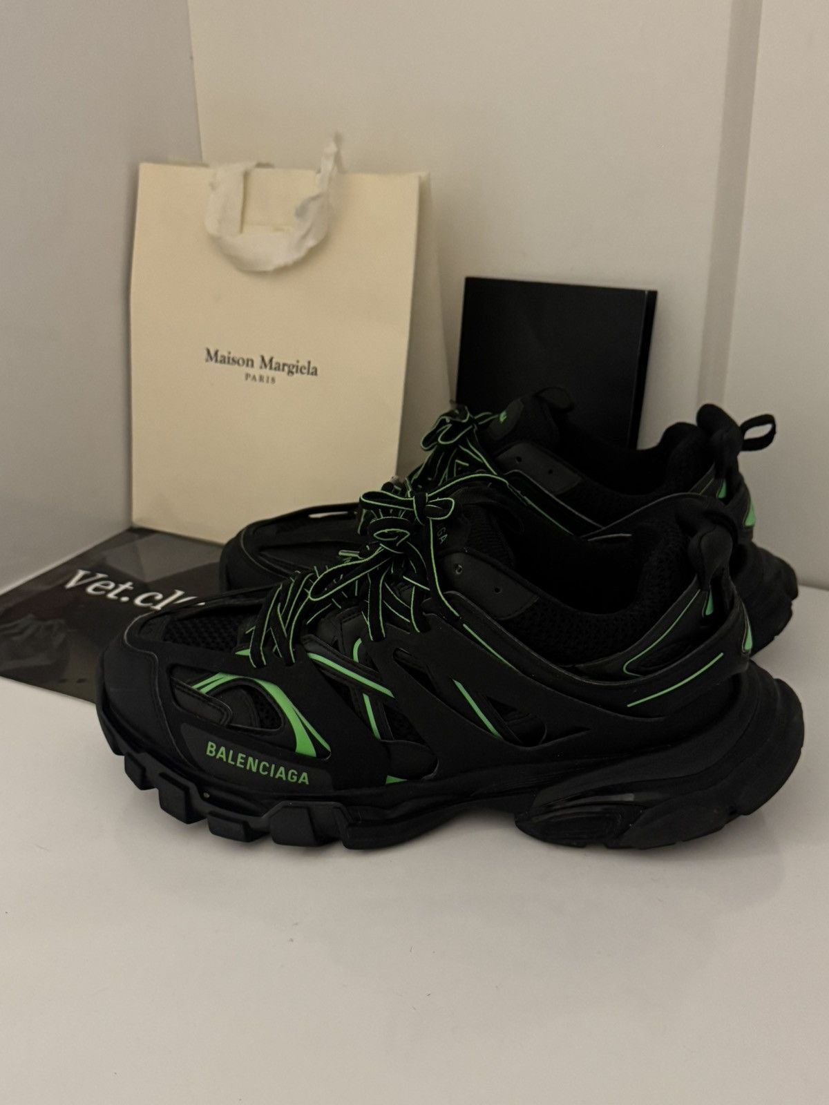 Balenciaga ⛔️Balenciaga track 1 black green 43 Size US 9 / EU 42 - 1 Thumbnail
