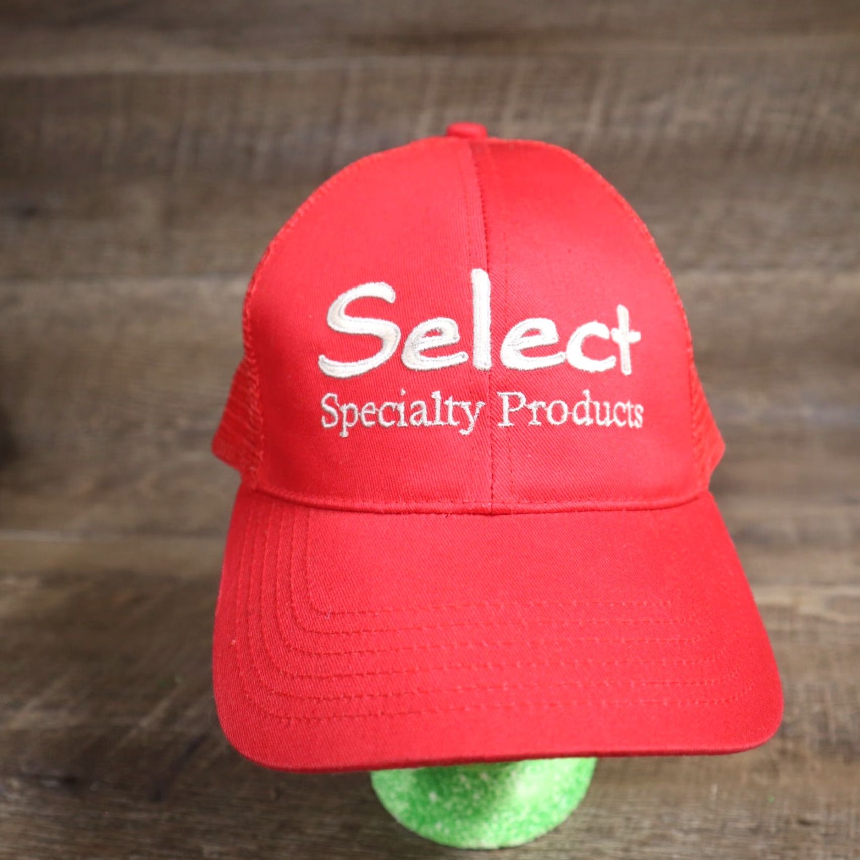 Vintage RED Hat Cap Adult Adjustable Hat Mens Adjustable Red Baseball Cap Size ONE SIZE - 2 Thumbnail