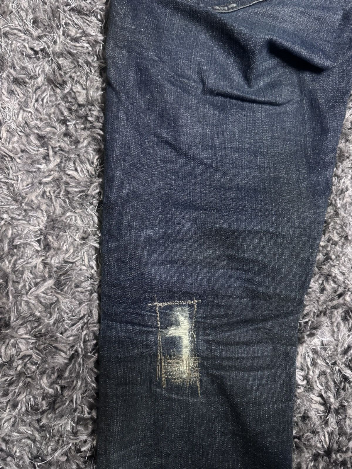14th Addiction 14th Addiction Distressed Patchwork Jeans Size US 29 - 13 Thumbnail
