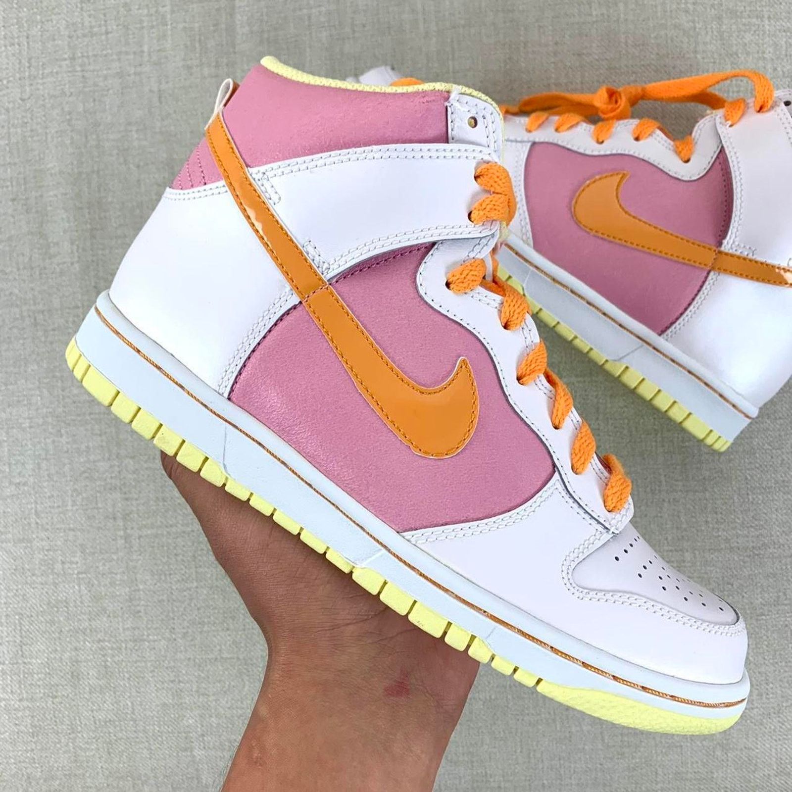 Nike 2009 Nike Dunk High “Perfect Pink” Size US 8 / IT 38 - 1 Thumbnail