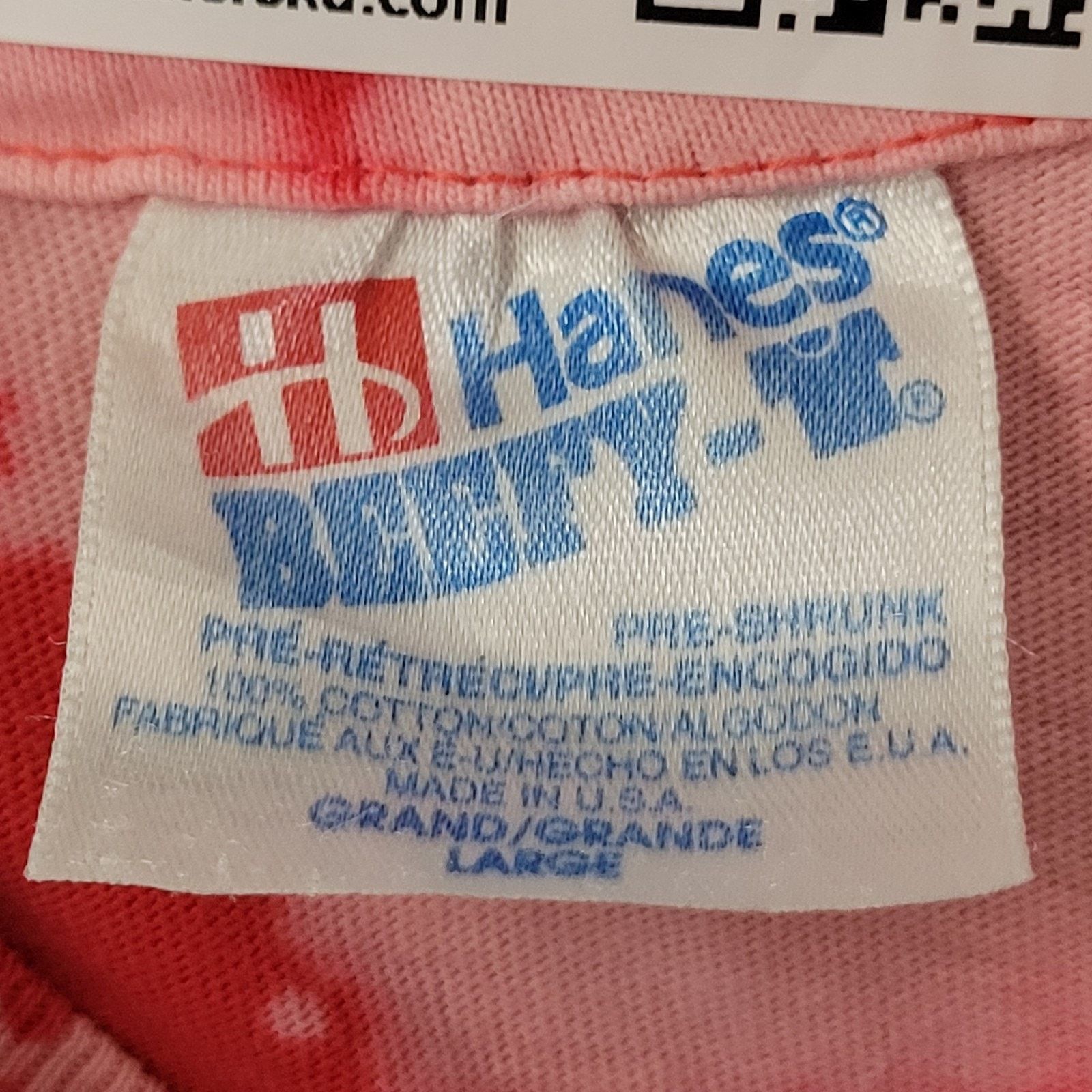 Hanes Vintage 90s Texas Shirt Womens Large 20x26 Bleached Red USA Size L / US 10 / IT 46 - 13 Thumbnail