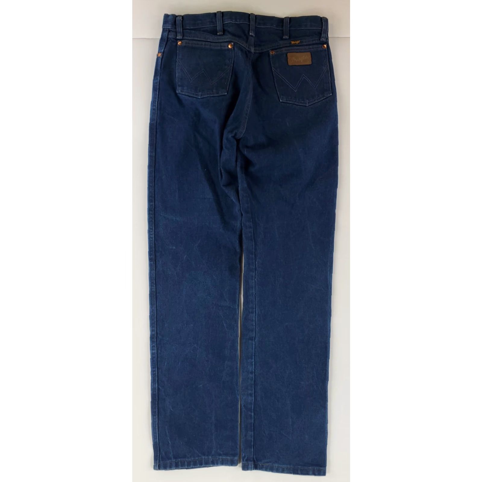Wrangler VINTAGE Wrangler 13MWZ Jeans Mens 35x35 34x36 Blue 90s Straight Denim Mens / Boys? Size US 35 - 4 Thumbnail