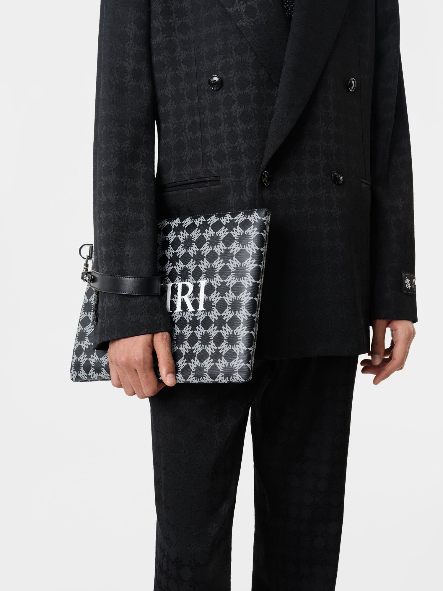 Amiri o1orln1025 Size: OS / MA Quad Large Zip Pouch With Strap Size ONE SIZE - 5 Thumbnail