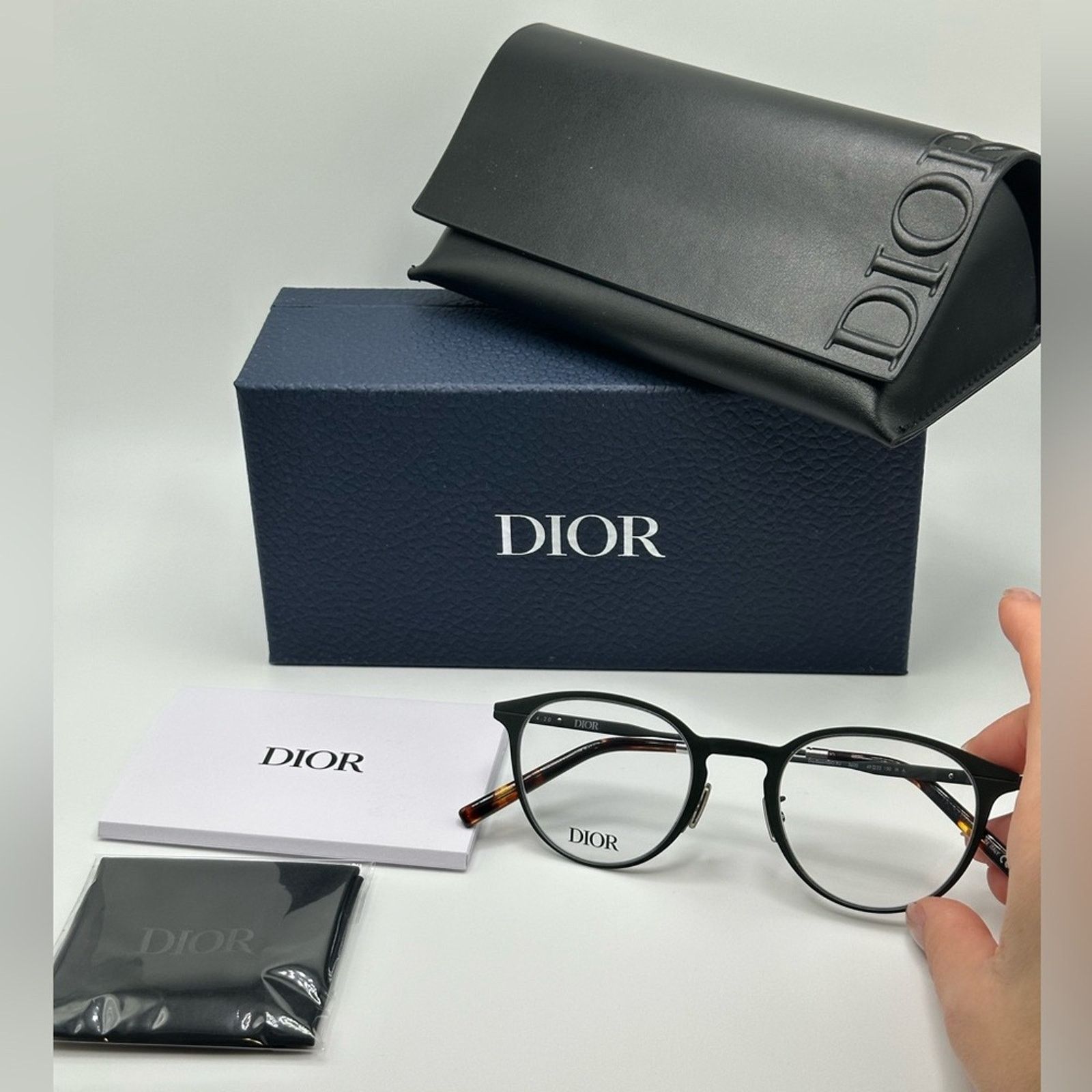 Dior NEW Dior Eyeglasses DiorEssentialO RU 5600 Men Matte Black Size ONE SIZE - 12 Thumbnail