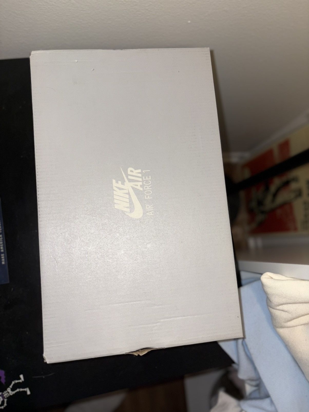 Nike Nike White AF1 Size 8 Size US 8 / EU 41 - 9 Thumbnail