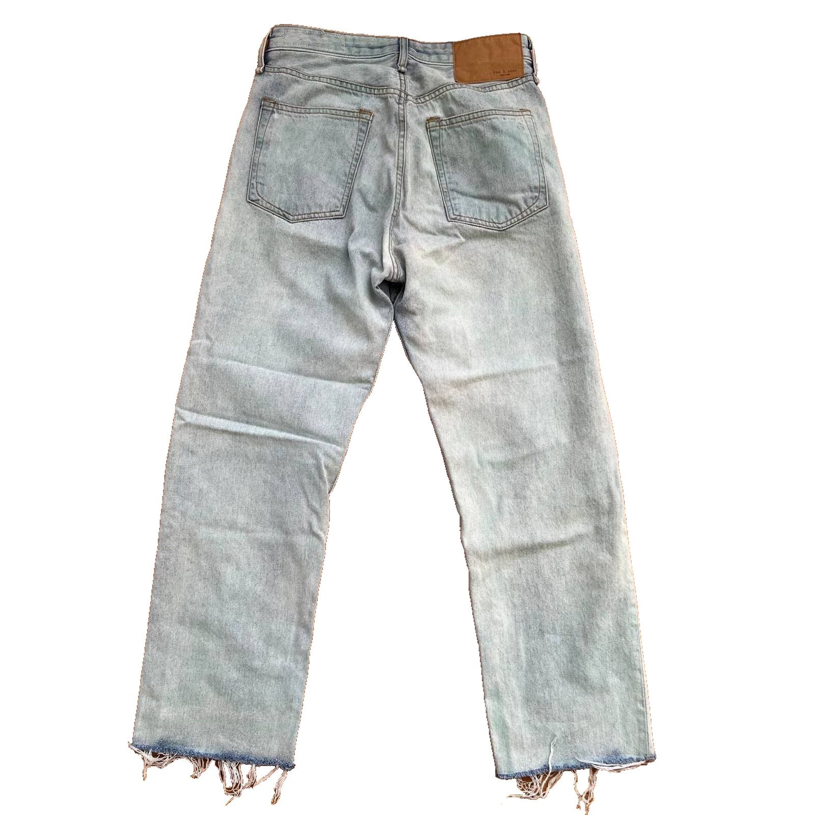 Rag & Bone RAG & BONE Ninae Wide leg jeans Blue 28 A000876 Size 36" / US 14 / IT 50 - 9 Thumbnail