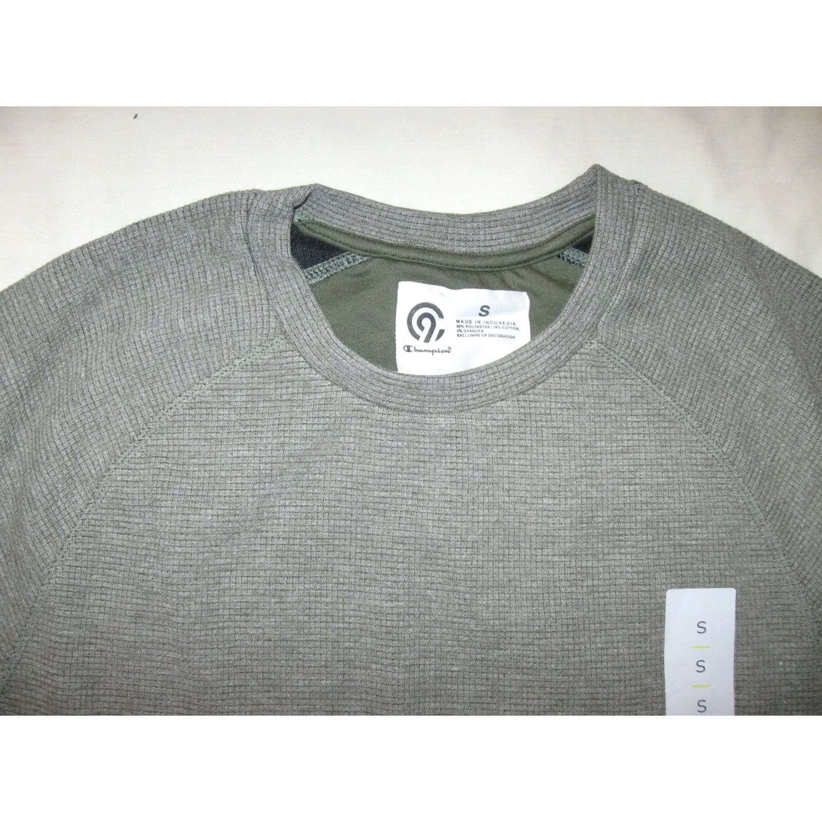 Champion Champion Sweater Shirt Men's SM Gray Fleece Long Sleeve Casual Guys New W/Tags Size US S / EU 44-46 / 1 - 3 Thumbnail