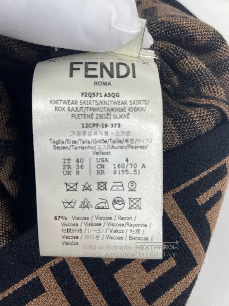 Fendi Fendi Elegant slim fit long dress for women Size 24" / US 00 / IT 34 - 5 Thumbnail
